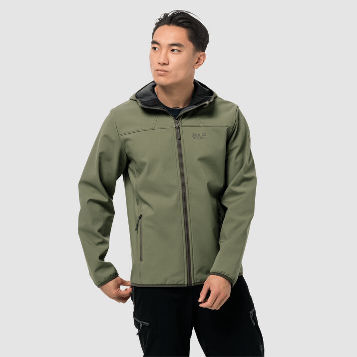 Chamarra Outdoor Jack Wolfskin Northern Point Hombre Verde Oliva Mexico-5769142